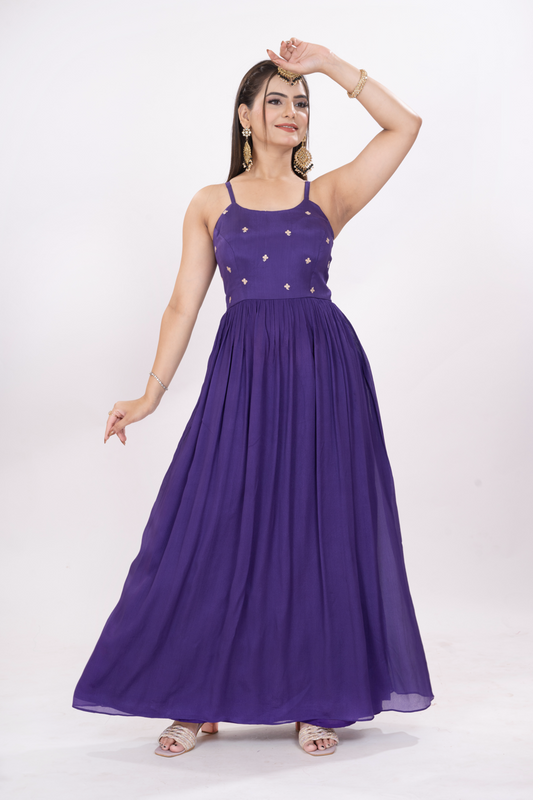 ROYAL VIOLET DRESS