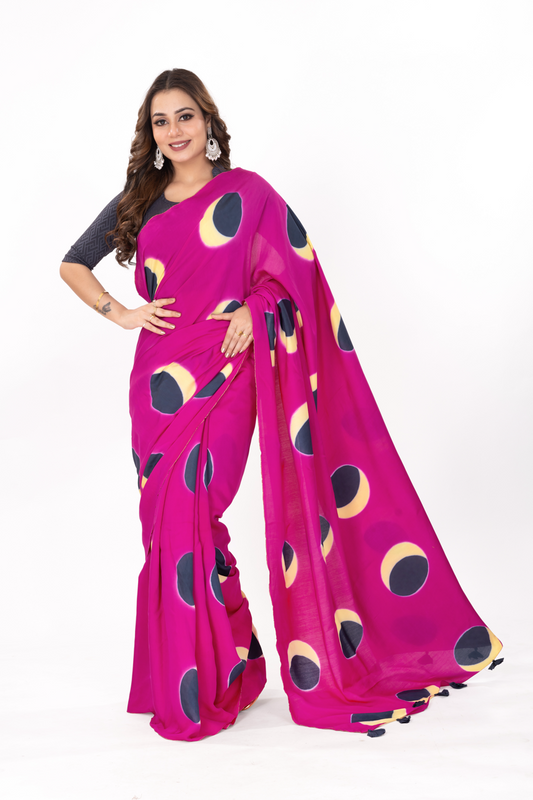 RANI CHAND CLMPDYED SAREE