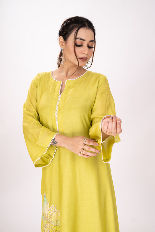 SARSON PATCHED DRESS