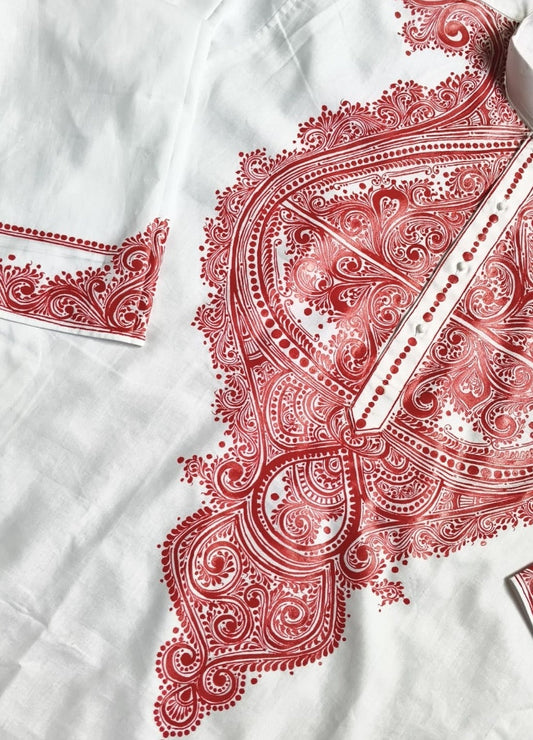 Padmanabha Handpainted Kurta