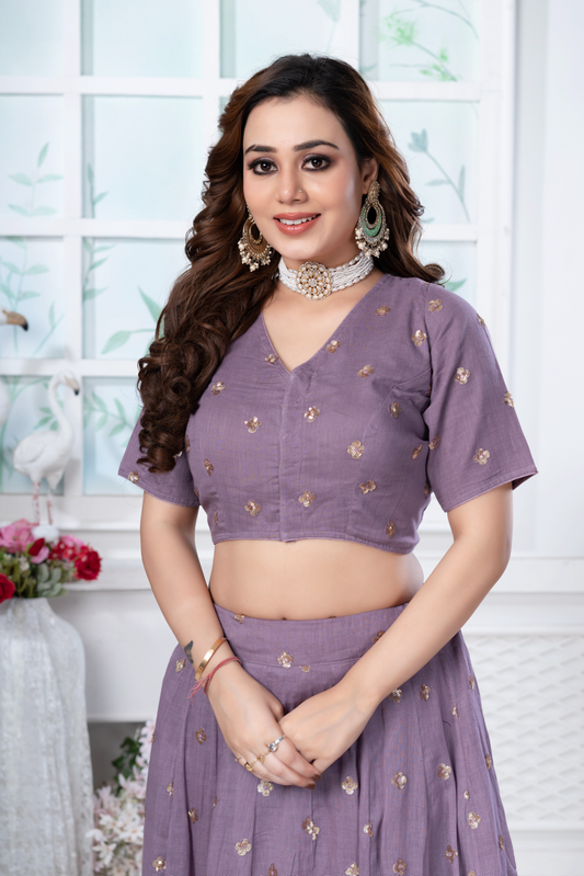 PHOOL WISTERIA LEHENGA SET