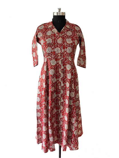 EMMA GAMTHI MAROON MIDI