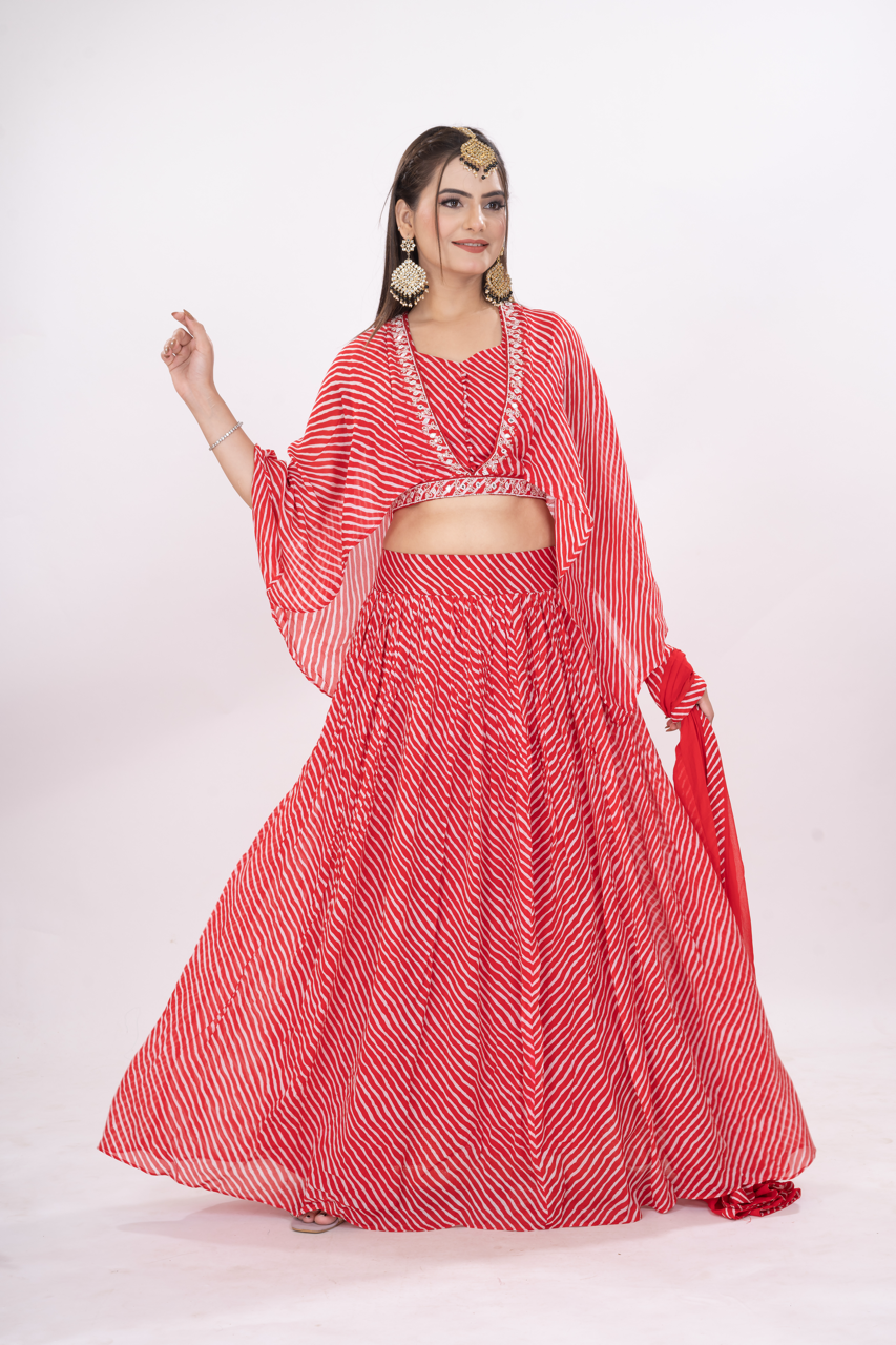 CHERRY LEHERIYA DRESS