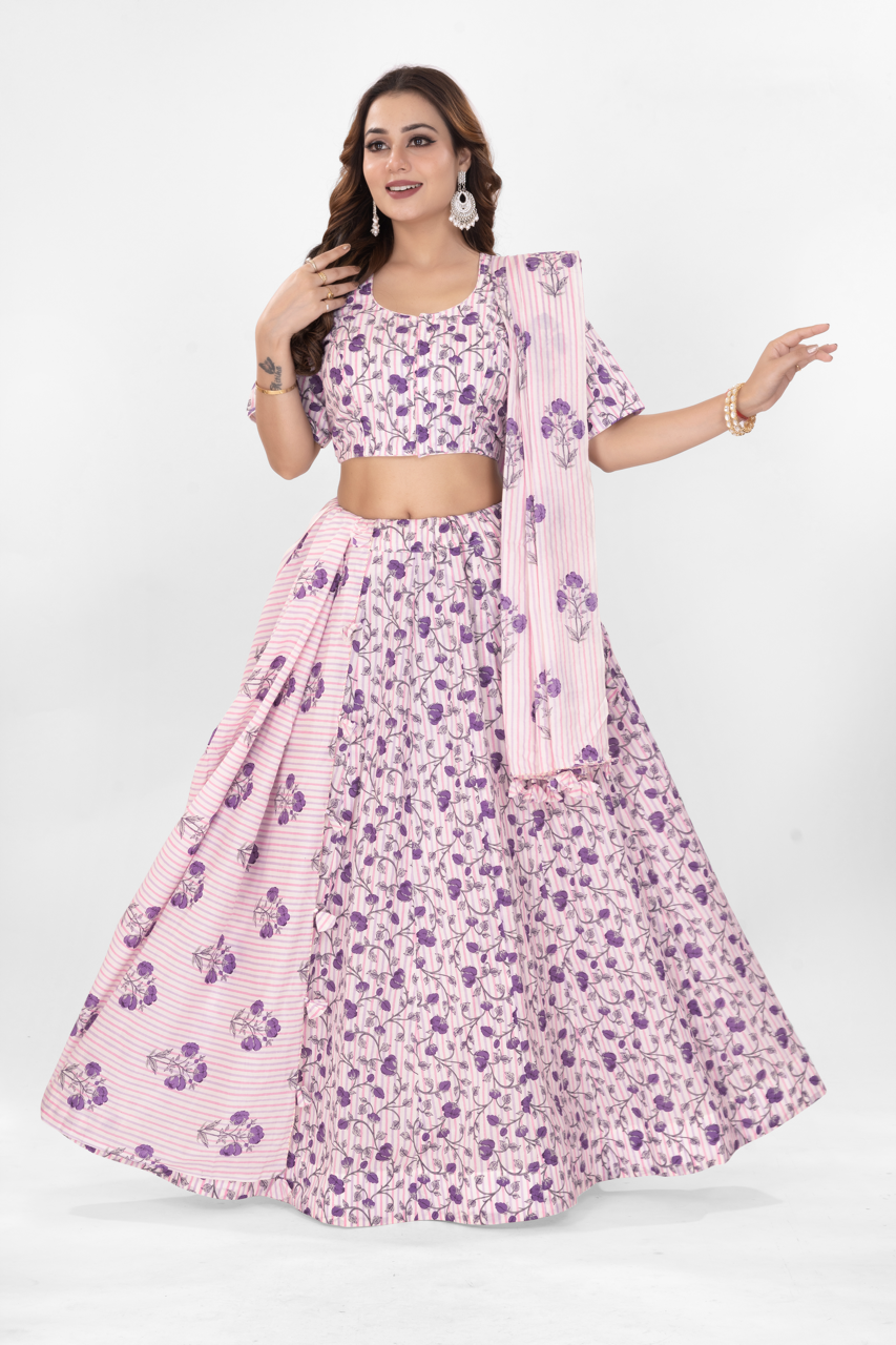 LAVANDULA LEHENGA SET