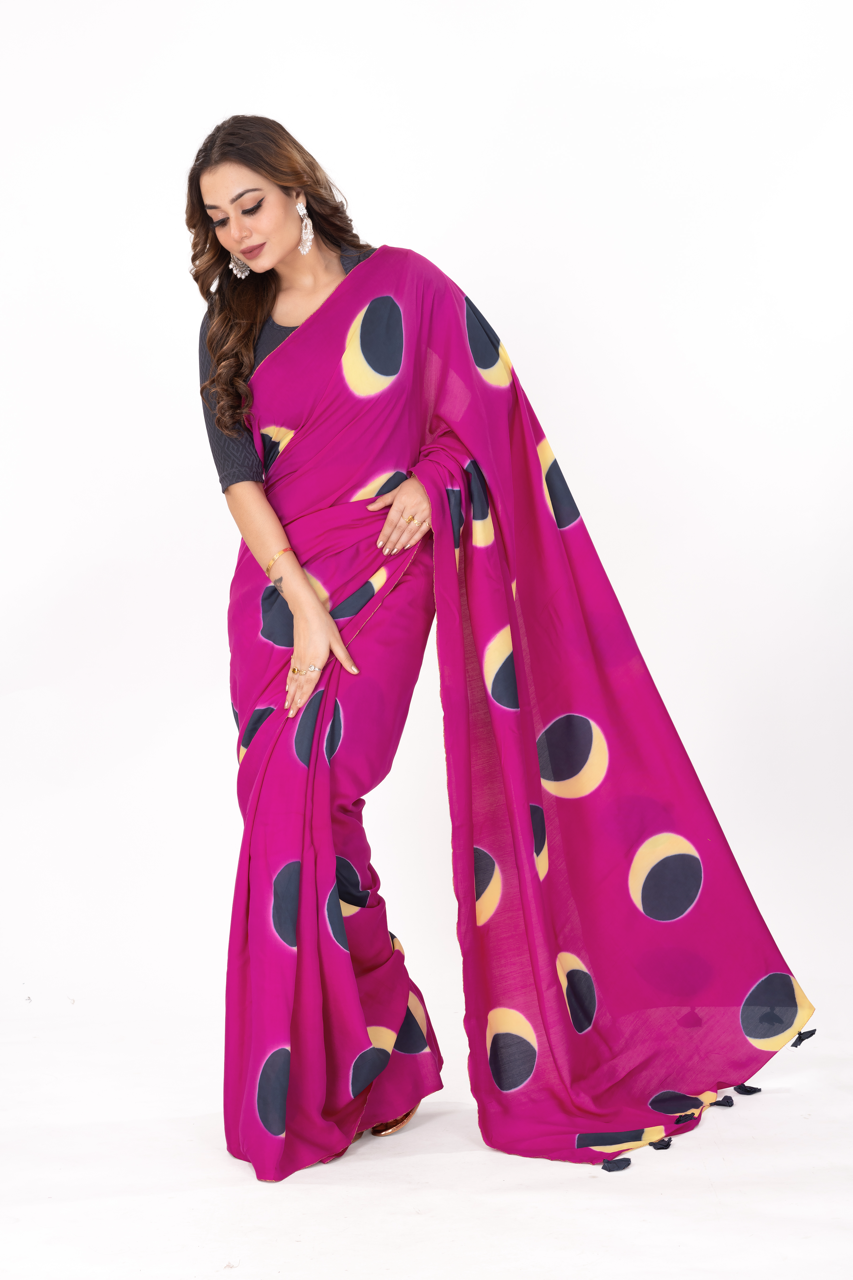 RANI CHAND CLMPDYED SAREE