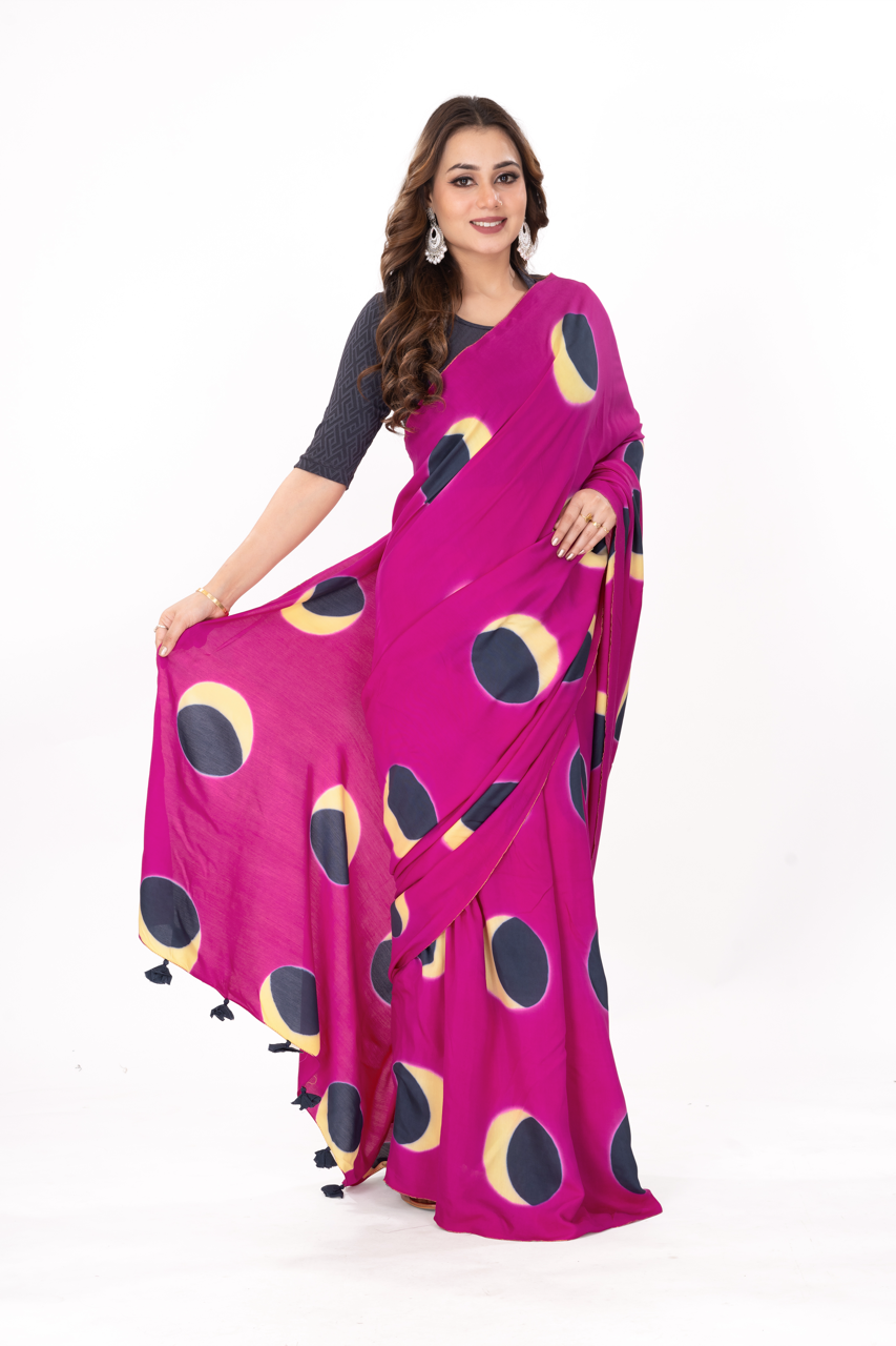 RANI CHAND CLMPDYED SAREE