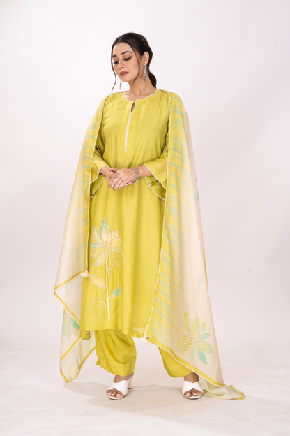 SARSON PATCHED DRESS