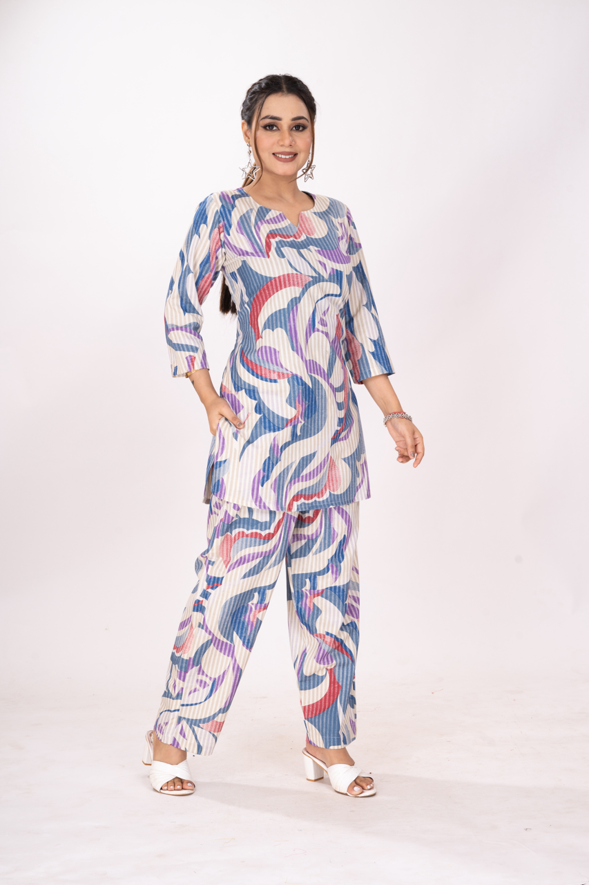 ABSTRACT BLOOM CO-ORD