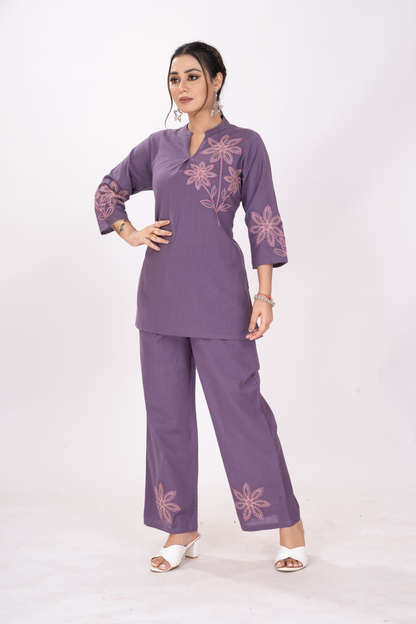 ZAMANA PURPLE CO-ORDSET