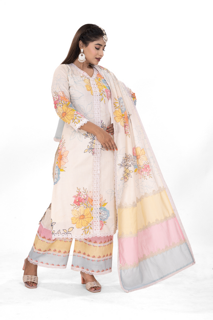 DESIRED MULTIFLORAL DRESS