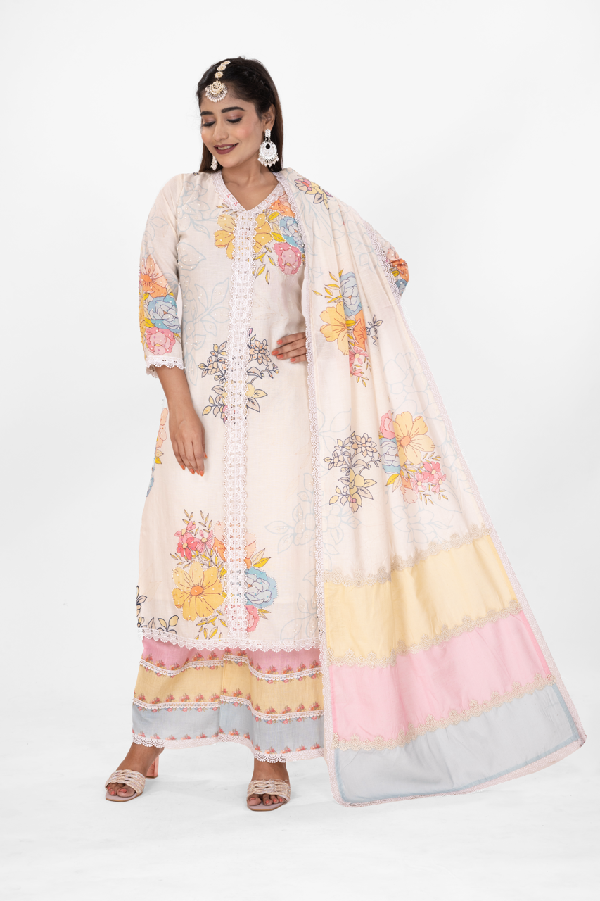 DESIRED MULTIFLORAL DRESS