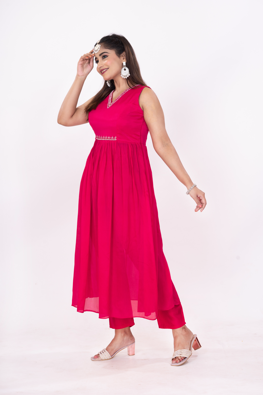 RUBY RANI PINK DRESS