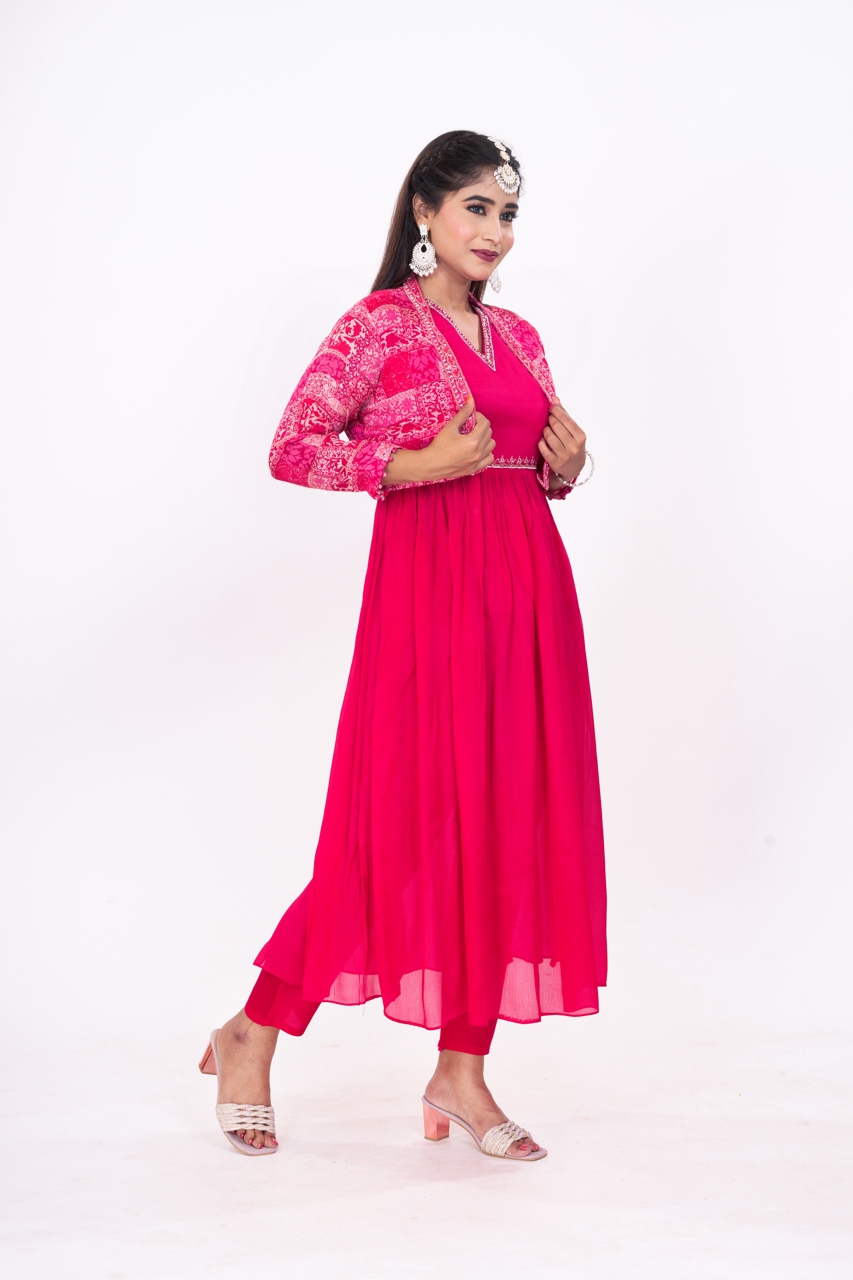 RUBY RANI PINK DRESS