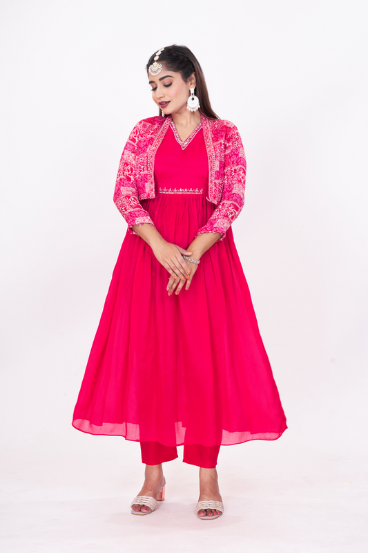 RUBY RANI PINK DRESS