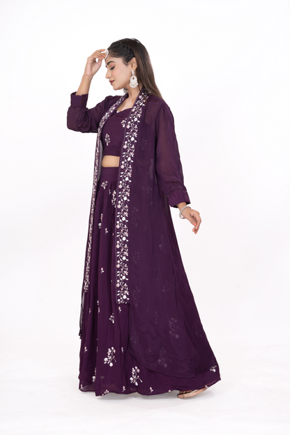 PLUM WINE DRESS