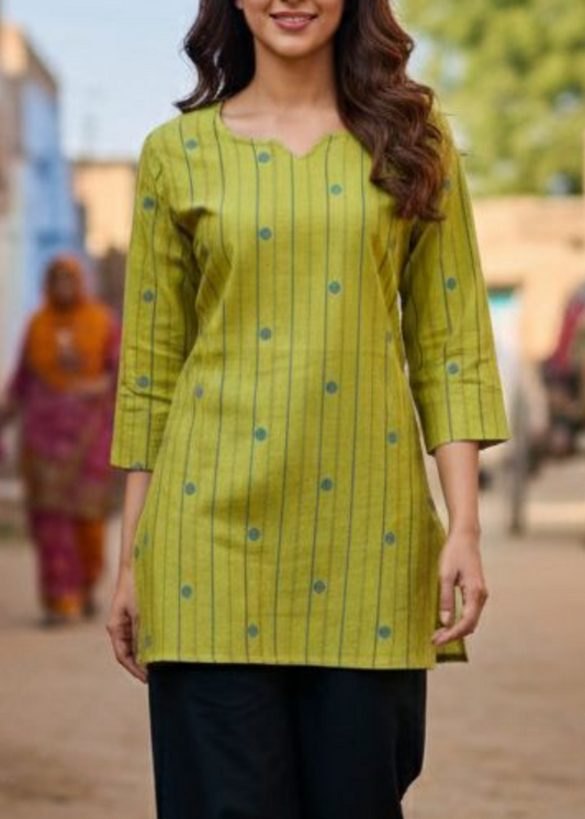 Leela Handloom Short Kurti
