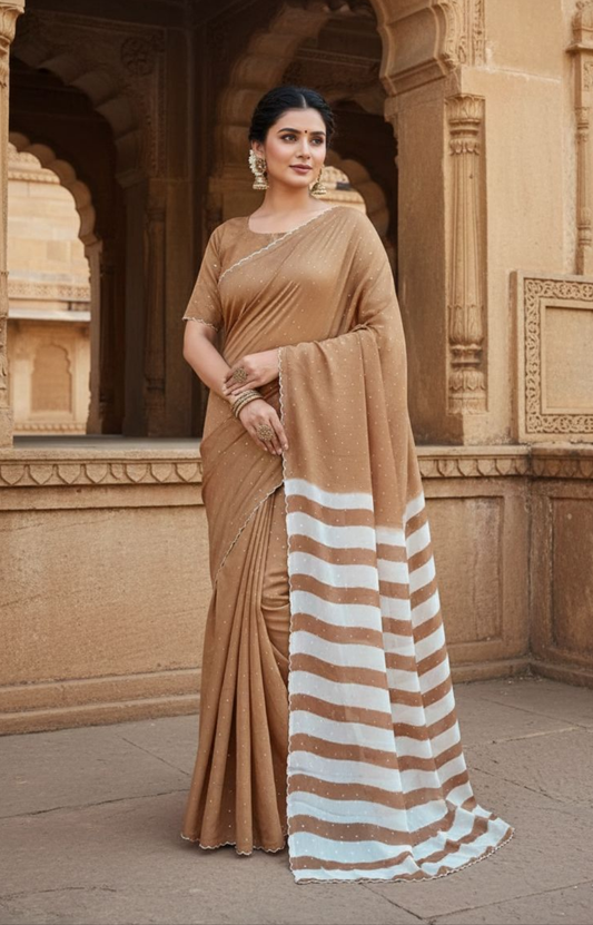 Mul Cotton Sequence Leheriya Pallu