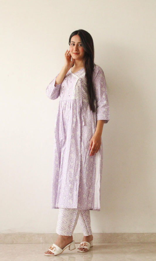 Pure Cotton MulMul Set