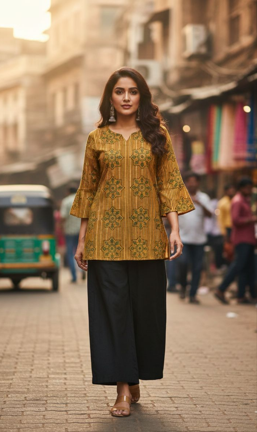 Siita Ajrakh Short Kurti
