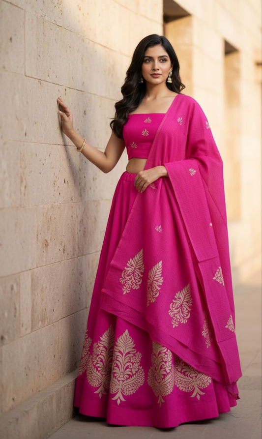 Naina Pink Lehenga Set
