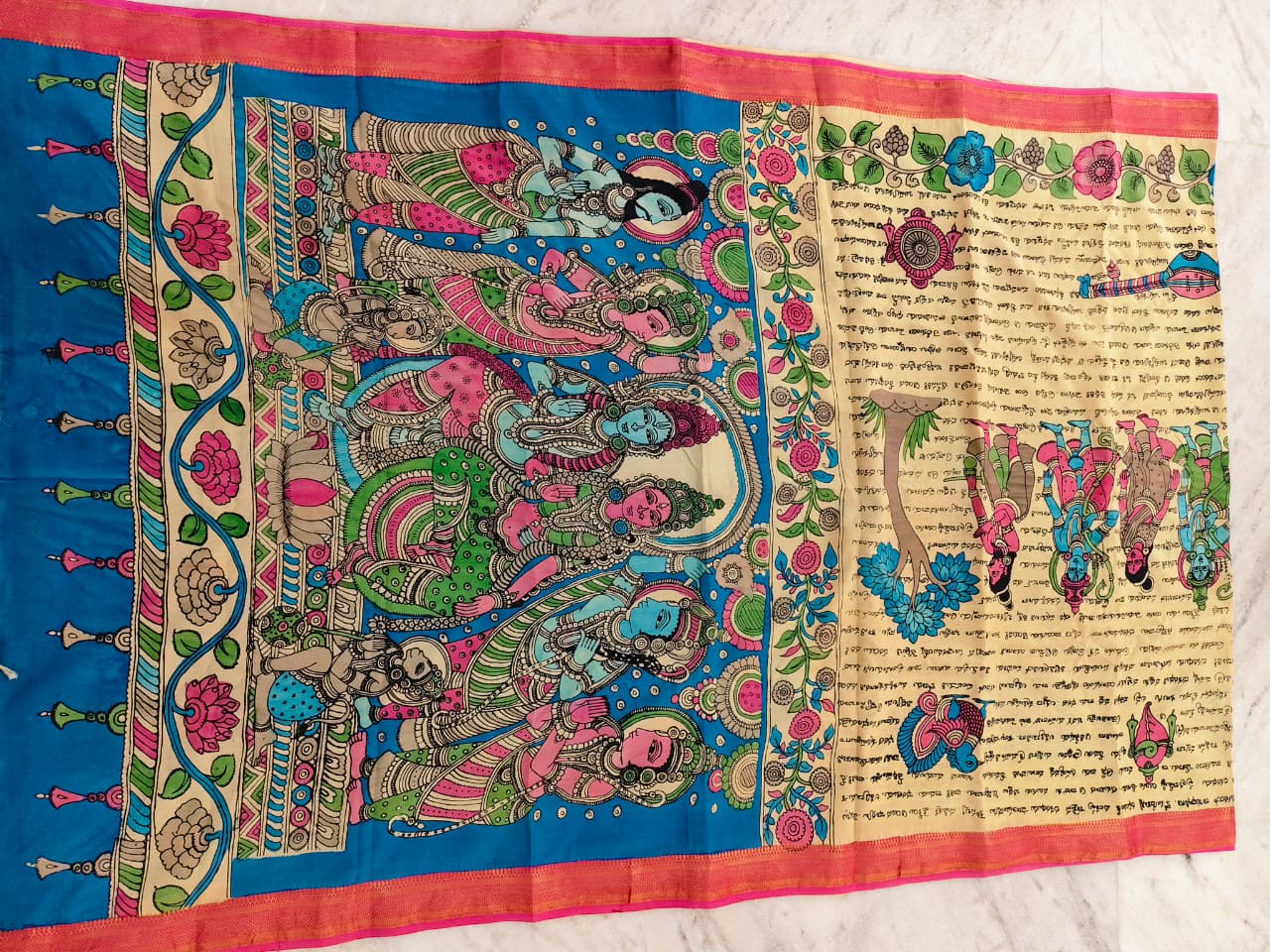 RAMAYAN KALAMKARI SAREE