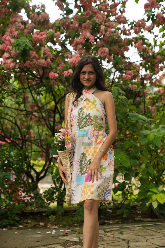 FARMHOUSE CRISS-CROSS DRESS