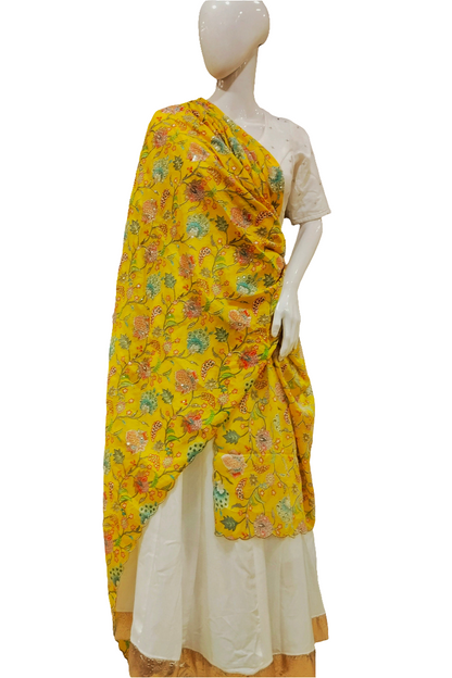 YELLOW BOTANICAL DUPPATA