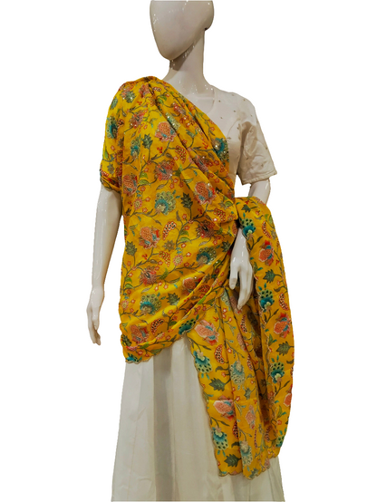 YELLOW BOTANICAL DUPPATA