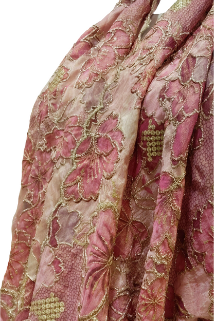 ETHEREAL MULTI PINKS DUPPATA