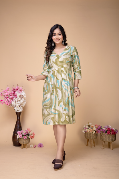 KELLY STRIPWEAVE ABSTRACT MARBLE PRINT