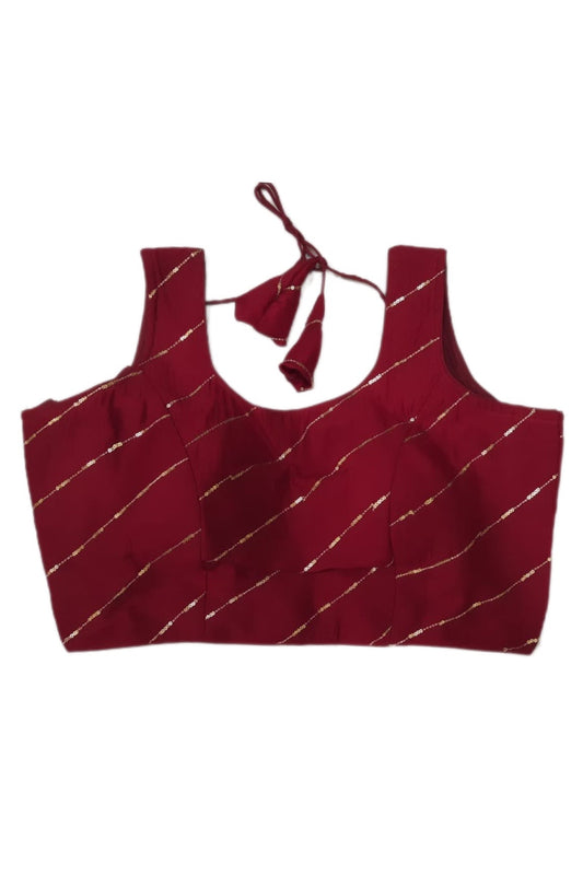 TILT BURGUNDY BLOUSE