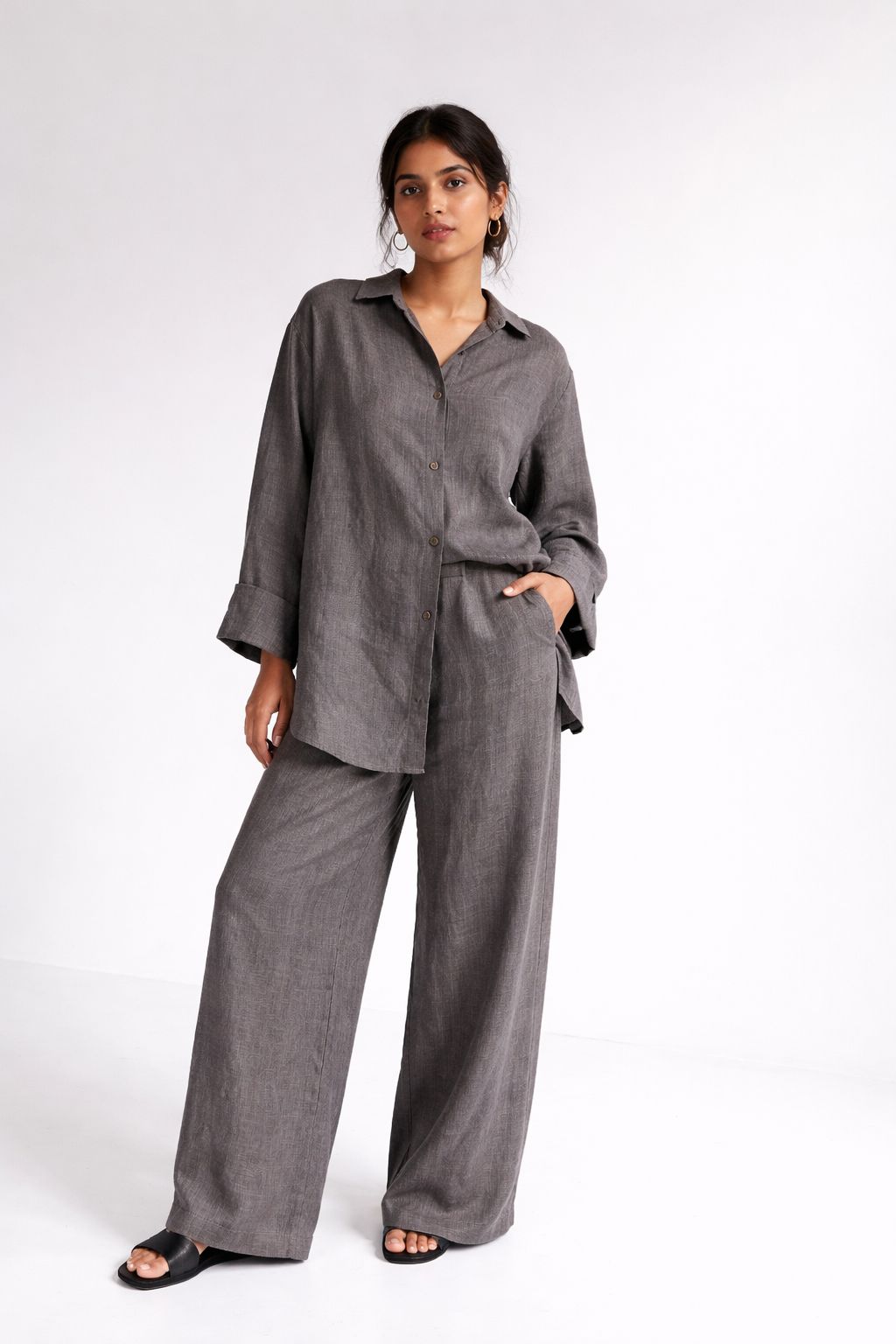 Slategrey Linen Co-ord