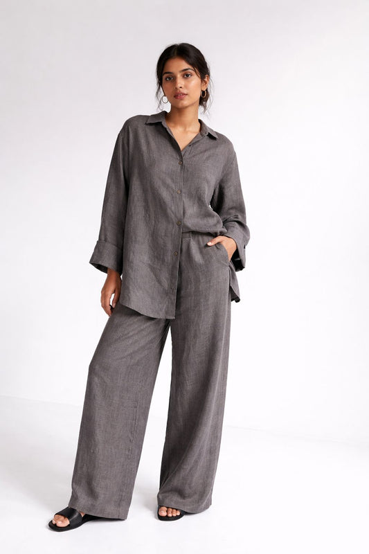 Slategrey Linen Co-ord