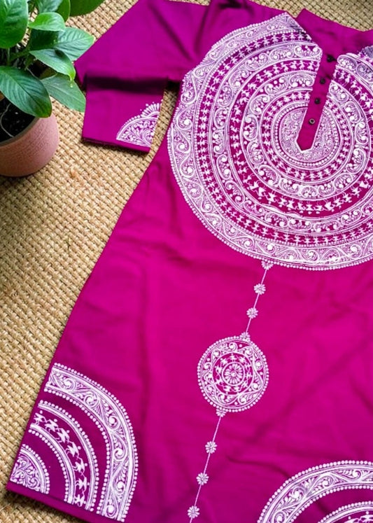 Veer Handpainted Kurta