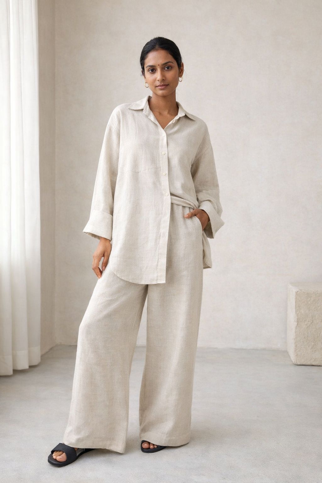 OffWhyt Linen Co-ord
