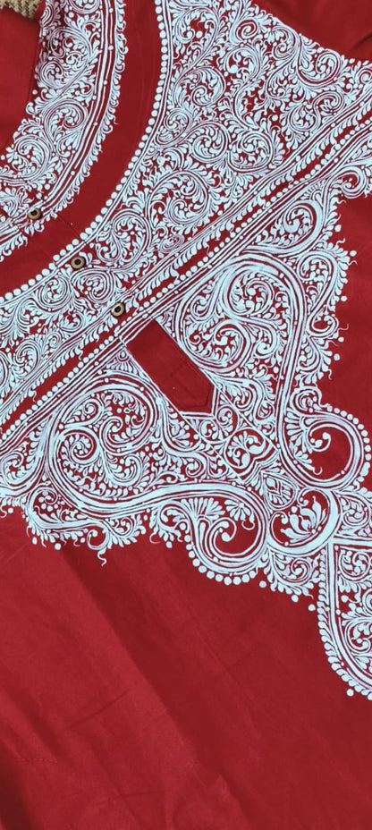 Govinda Handpainted Kurta