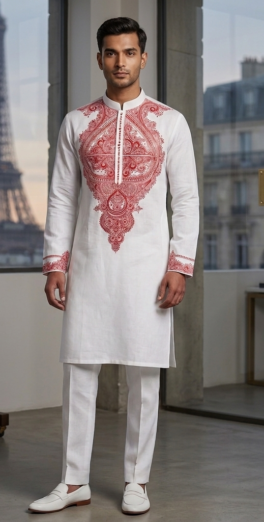 Padmanabha Handpainted Kurta