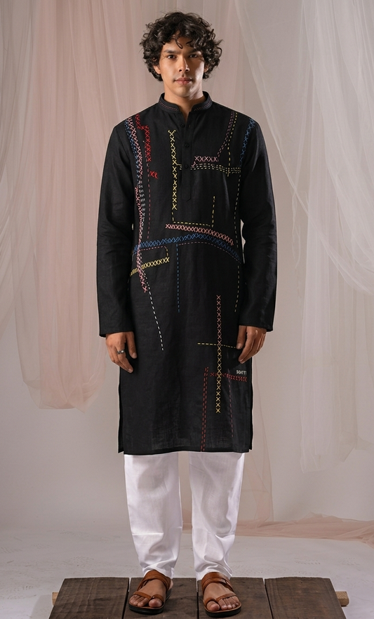 Bhairav Embroidered Kurta