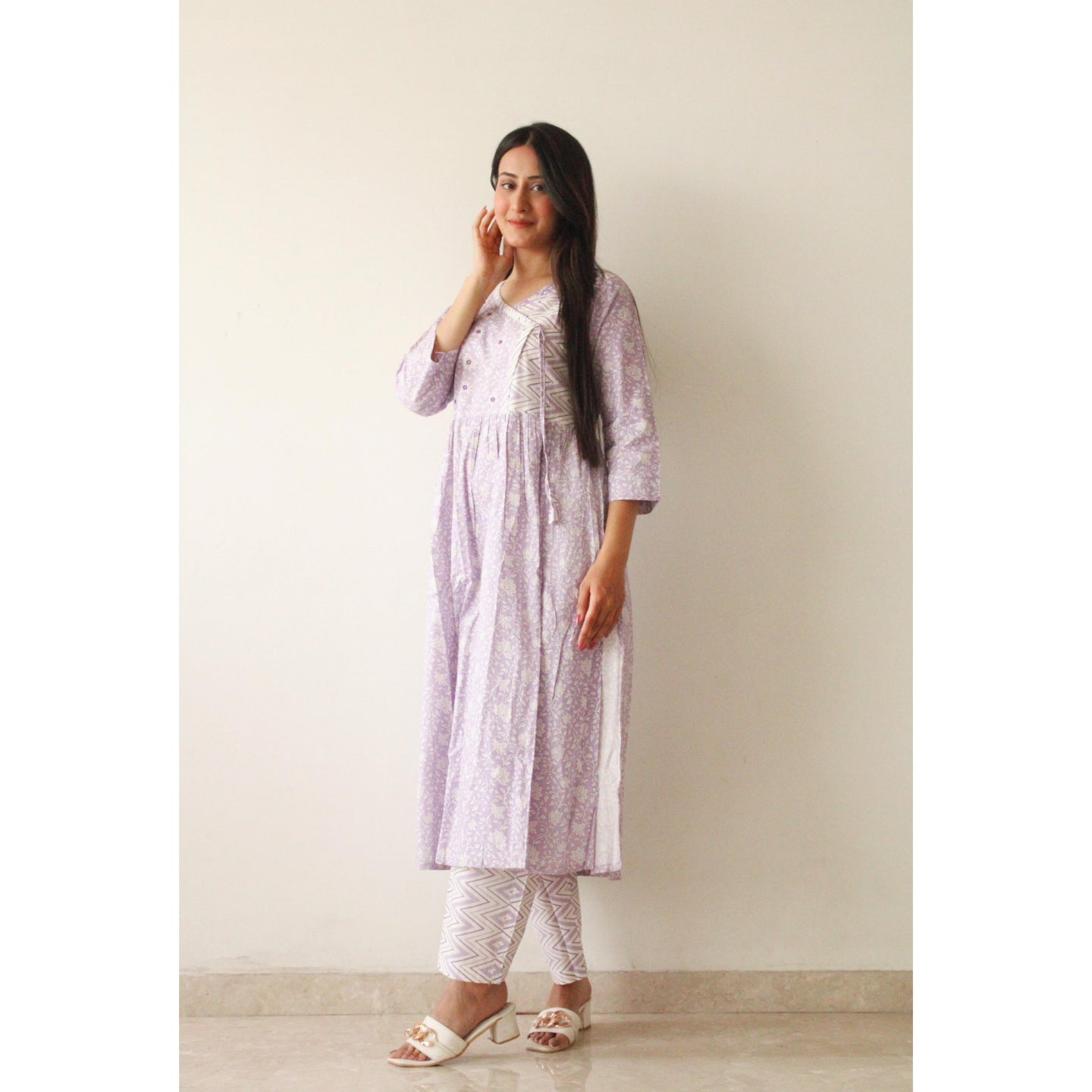 Pure Cotton MulMul Set
