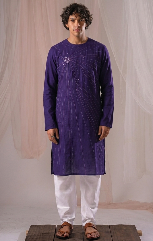 Stark Embroidered Kurta