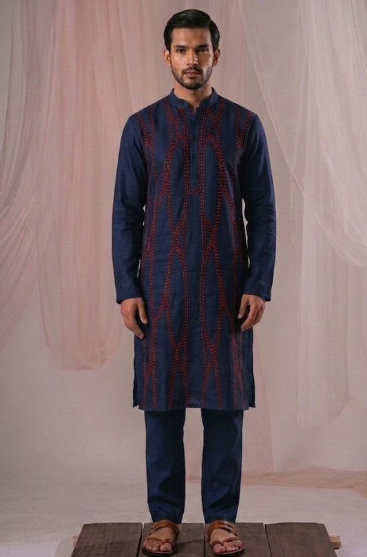 Samarkand Embroidered Kurta