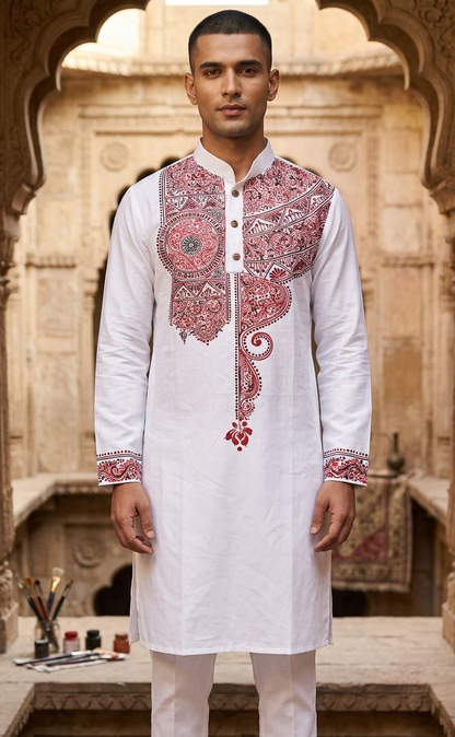 Kashish Handpainted Kurta