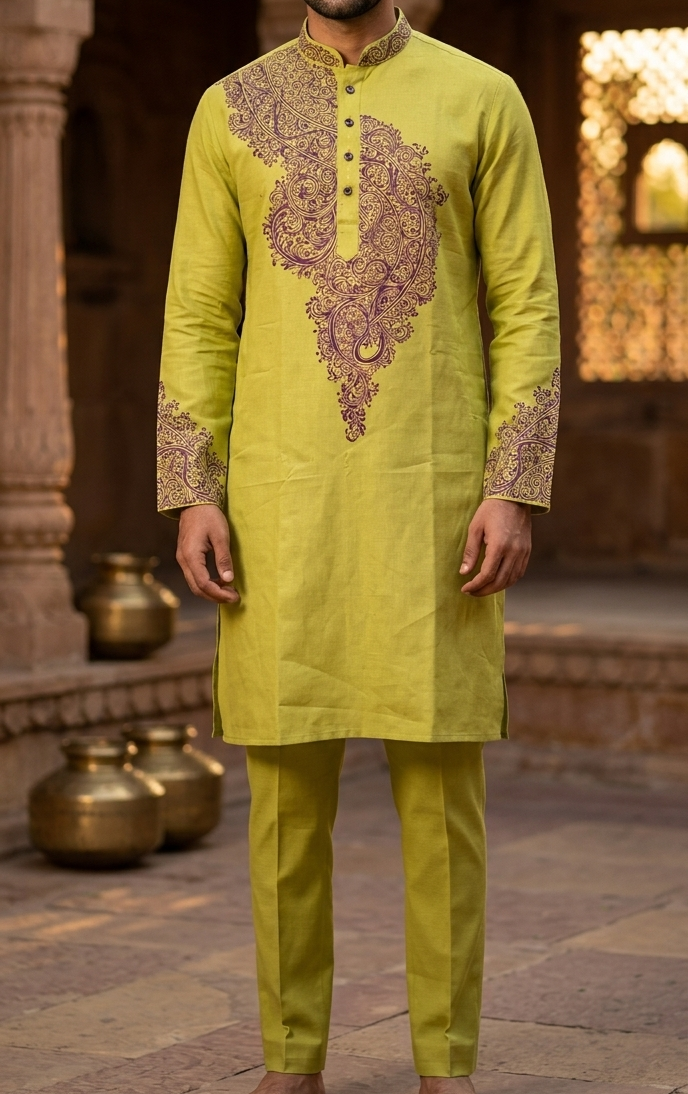 Aranya Handpainted Kurta