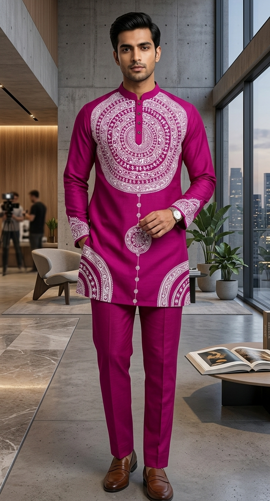 Veer Handpainted Kurta