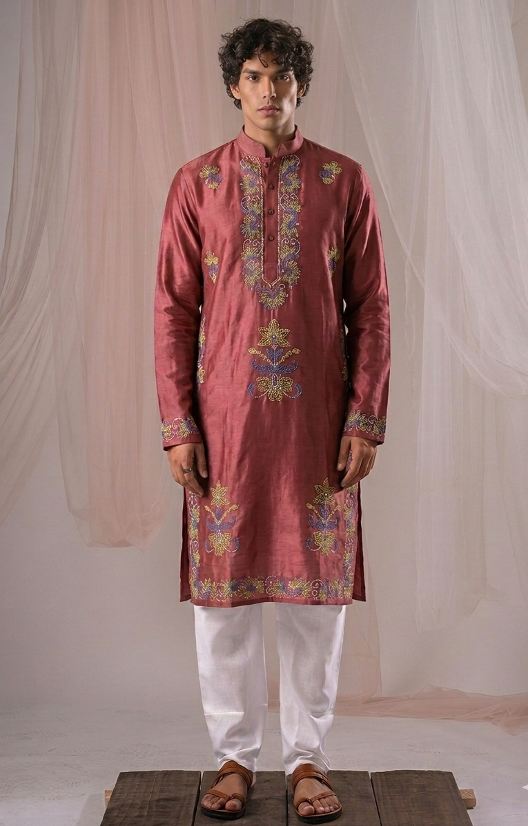 Shubh Embroidered Kurta