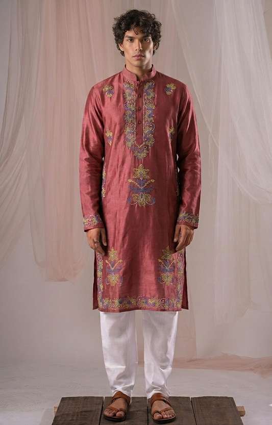 Shubh Embroidered Kurta