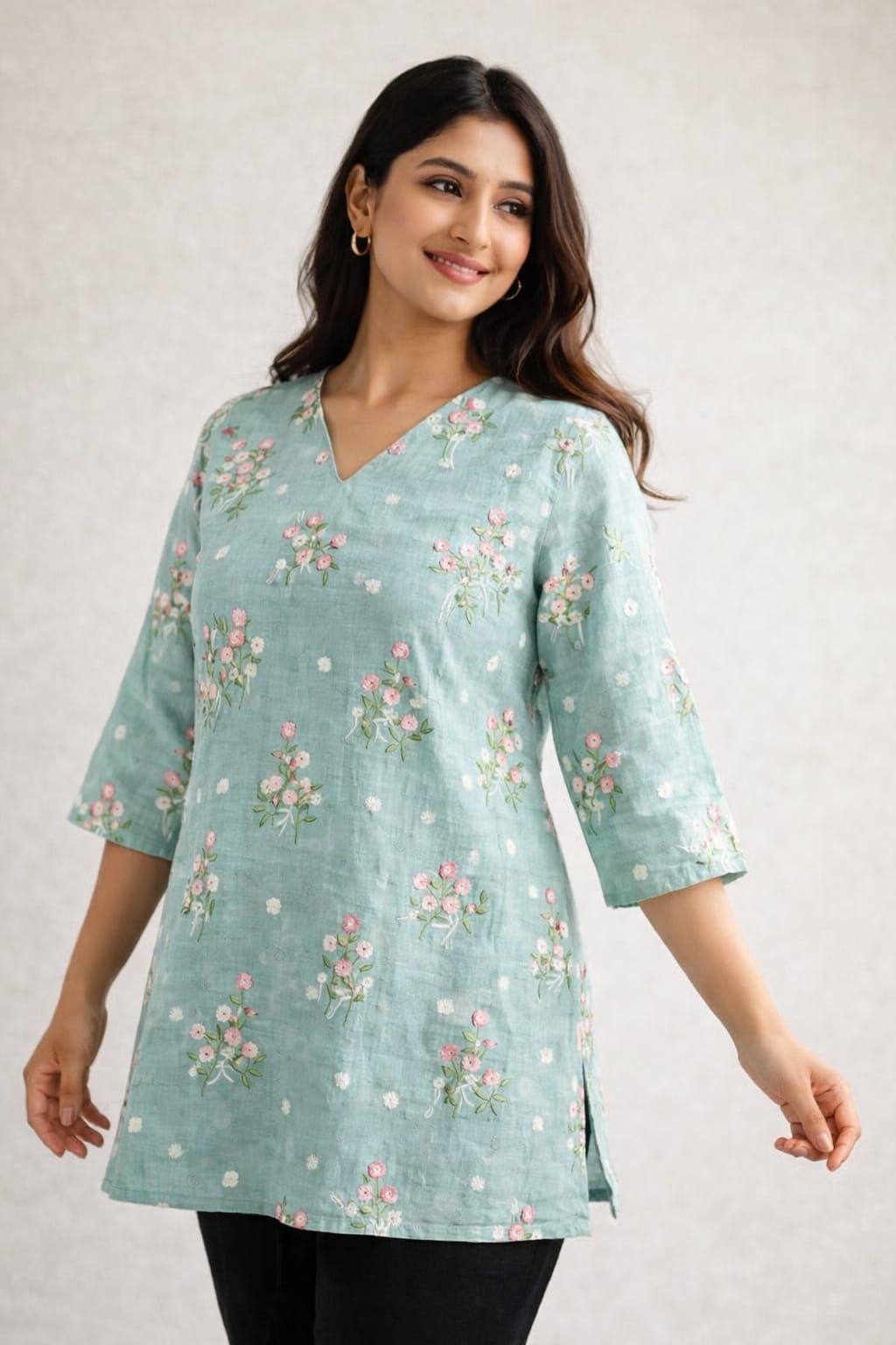 Kaaya Pure MulChanderi Top