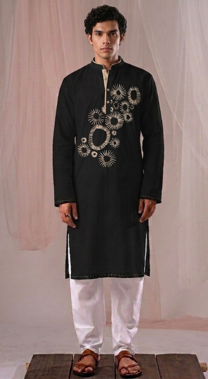 Kabir Embroidered Kurta