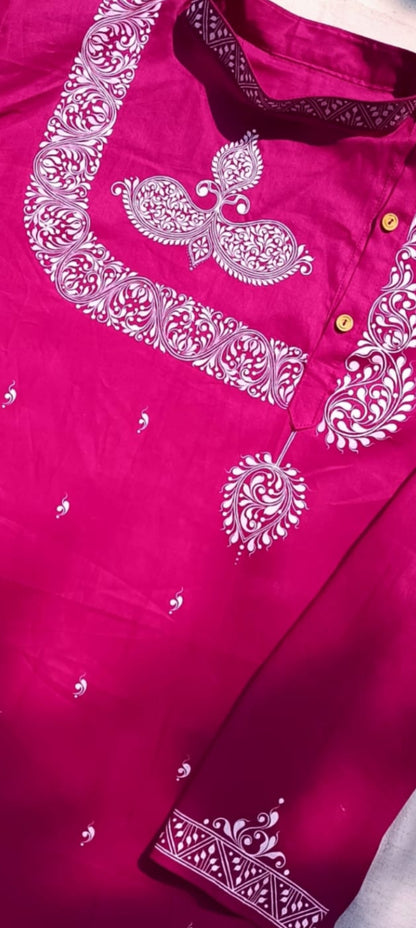 Radhe Handpainted Kurta