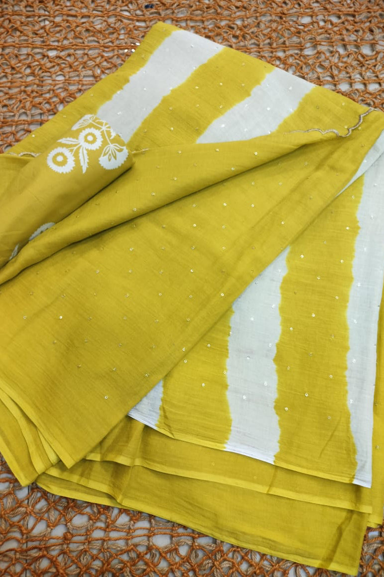 Mul Cotton Sequence Leheriya Pallu